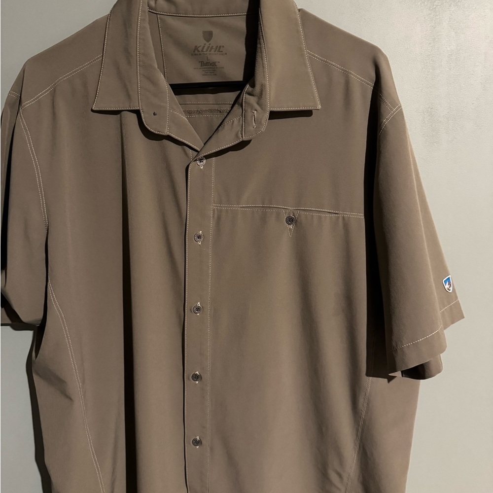 KUHL Men's Brown Shirt